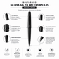 Bolígrafo Scrikss 78 Metropolis Negro Mate