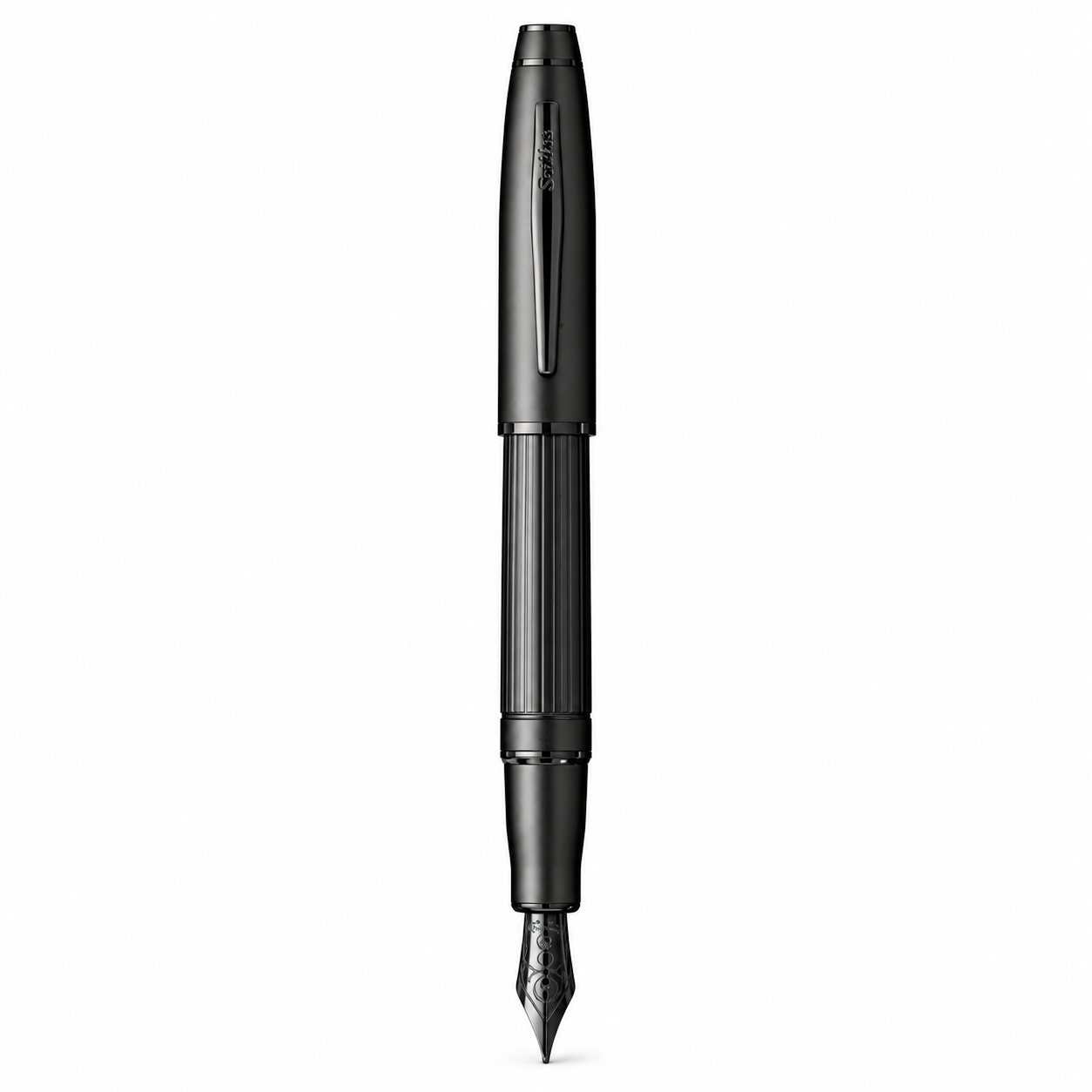 Pluma Fuente Scrikss Noble 350 Negro Mate con Estuche