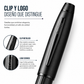 Pluma Fuente Scrikss Noble 350 Negro Mate con Estuche