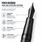 Pluma Fuente Scrikss Noble 350 Negro Mate con Estuche