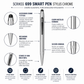 Bolígrafo Scrikss 699 Smart Pen Stylus Cromo