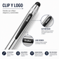 Bolígrafo Scrikss 699 Smart Pen Stylus Cromo