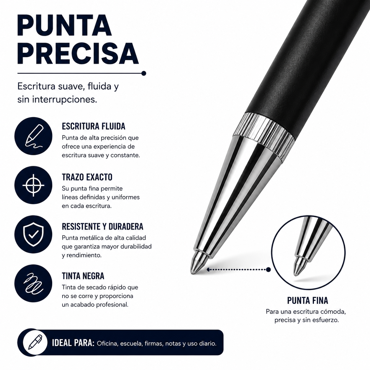 Boligrafo Scrikss 699 Smart Pen Stylus Negro