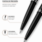 Juego Scrikss 108 Prestige Bolígrafo Portaminas Negro