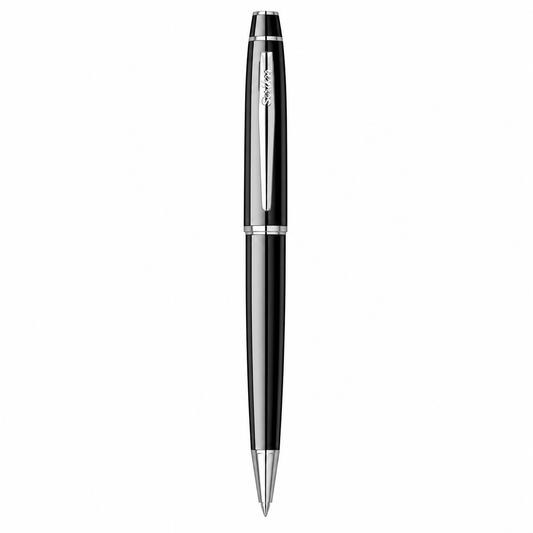 Bolígrafo Scrikss Noble 35 Negro Brillante con Estuche