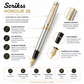 Pluma Fuente Scrikss Honour 38 Plata Dorado Con Estuche