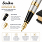 Pluma Fuente Scrikss Honour 38 Plata Dorado Con Estuche