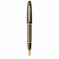 Pluma Fuente Scrikss Noble 35L Negro Oro con Estuche
