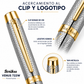 Pluma Fuente Scrikss Venus 722W Cromo Oro con Estuche