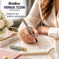 Pluma Fuente Scrikss Venus 722W Cromo Oro con Estuche
