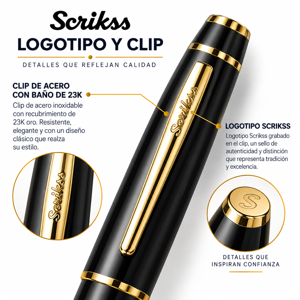 Roller Scrikss Noble 35 Negro Mate con Estuche