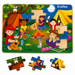 Wooden Puzzle Evaflex Campfire 20 Pieces 20x30cm Children's Educational Assembleable Game