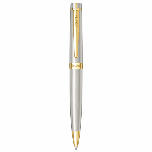 Boligrafo Scrikss Honour 38 Satinado Dorado Con Estuche