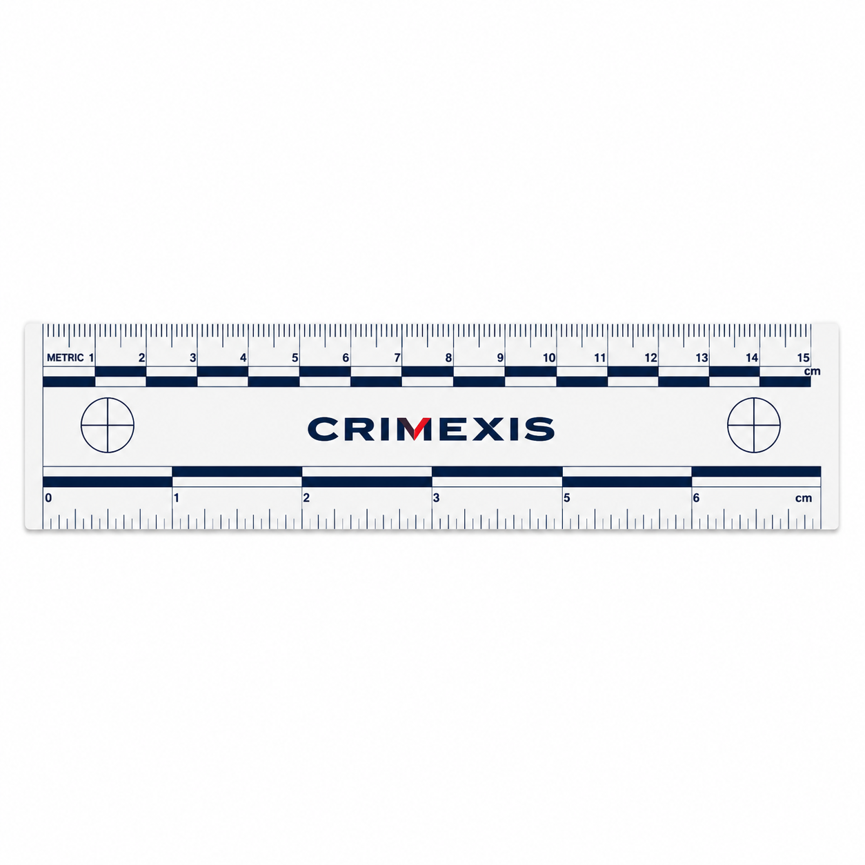 Testigo Metrico Crimexis Criminalistica Escuadra Y Regleta Plastico