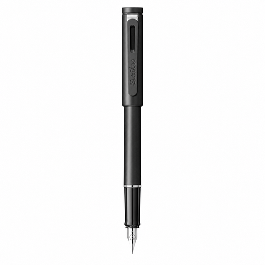 Pluma Fuente Scrikss Línea Punto Negra Tinta Negra