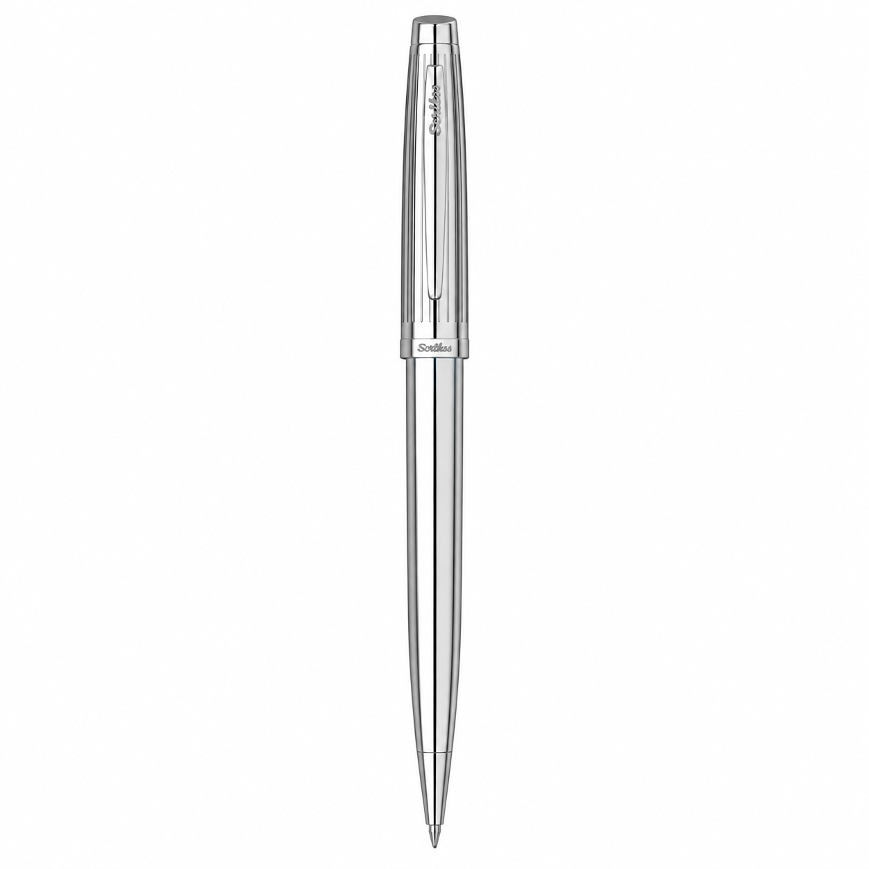 Boligrafo Scrikss Oskar 39 Cromo Metalico Estuche