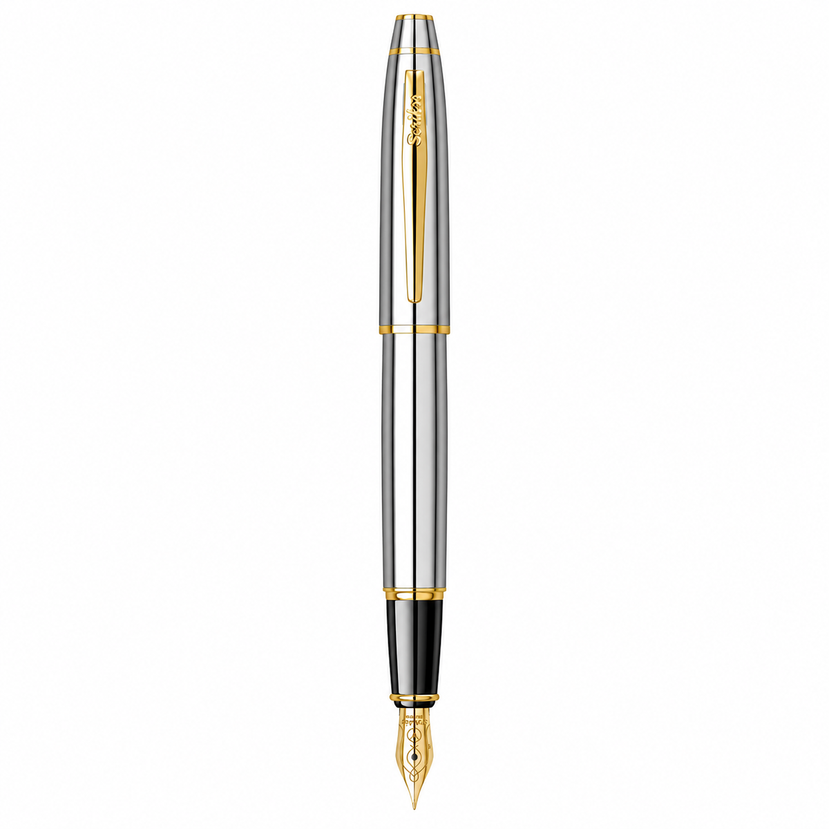 Pluma Fuente Scrikss Noble 35 Cromo Oro