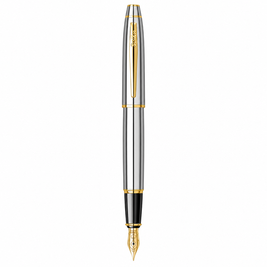 Pluma Fuente Scrikss Noble 35 Cromo Oro