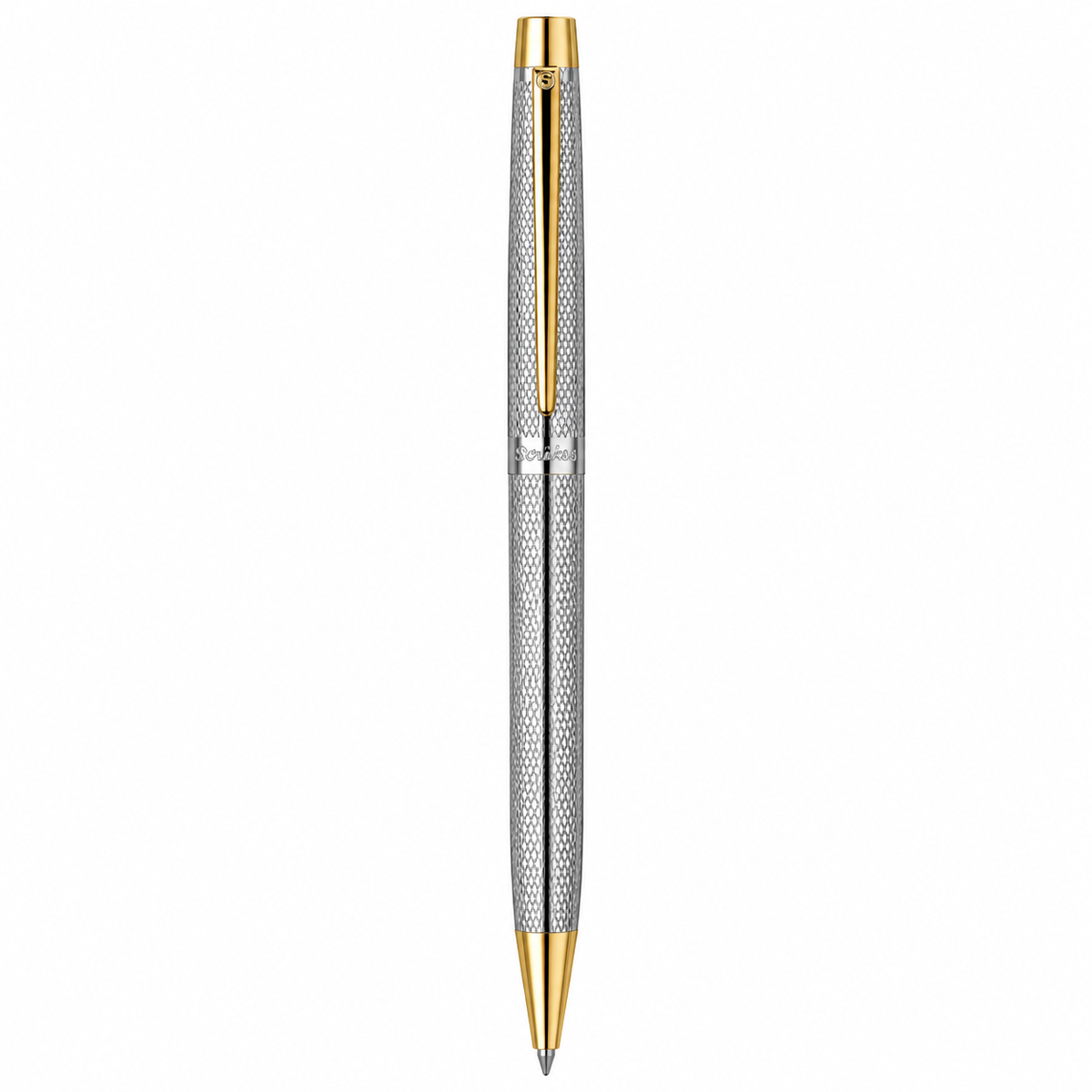Bolígrafo Scrikss Venus 722W Cromo Oro con Estuche  Este es el nombre que usaría definitivamente.
