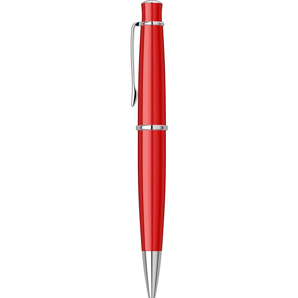 Boligrafo Scrikss 62 Chic Rojo Metalico Tinta Negra