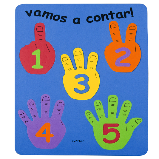 Evaflex Foamy Puzzle Let's Count 20x28 Large