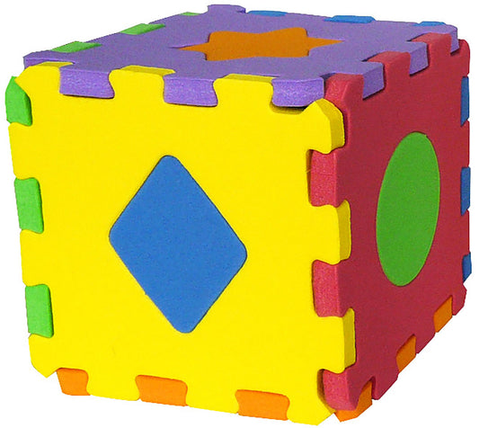 Evaflex Foamy Puzzle Geometric Cube Model