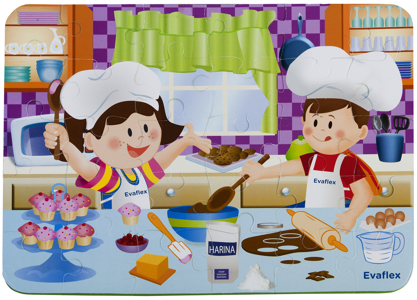 Evaflex Foamy Small Chef Puzzles 30 Pieces