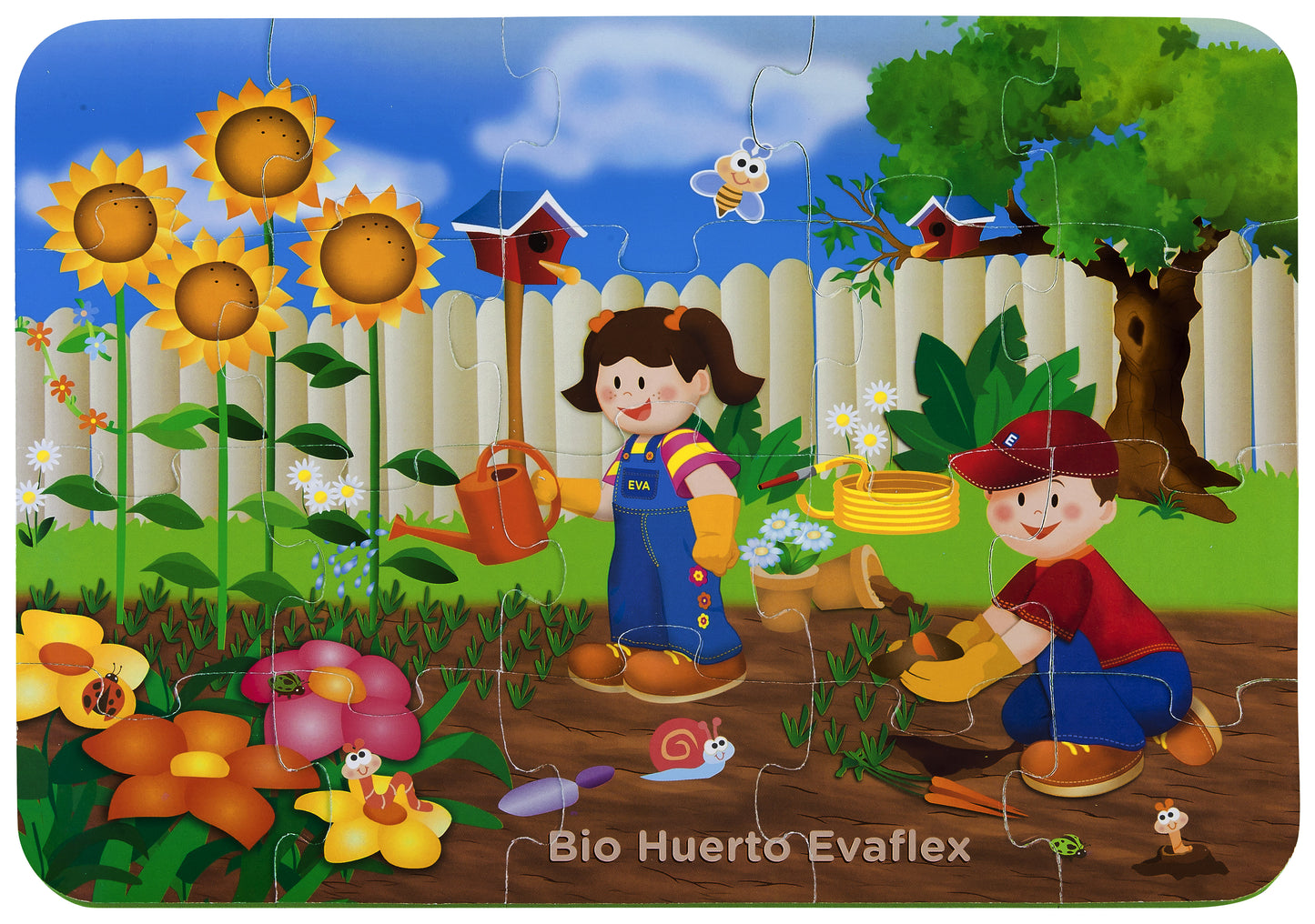 Evaflex Foamy Bio Garden Puzzle 20 Pieces