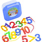 Juego Didactico Evaflex Ensarte De Numeros/simbolos C/60pzas