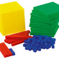 Juego Didactico Evaflex Base 10 Multibase 121 Piezas Matematicas Educativo Escolar Plastico