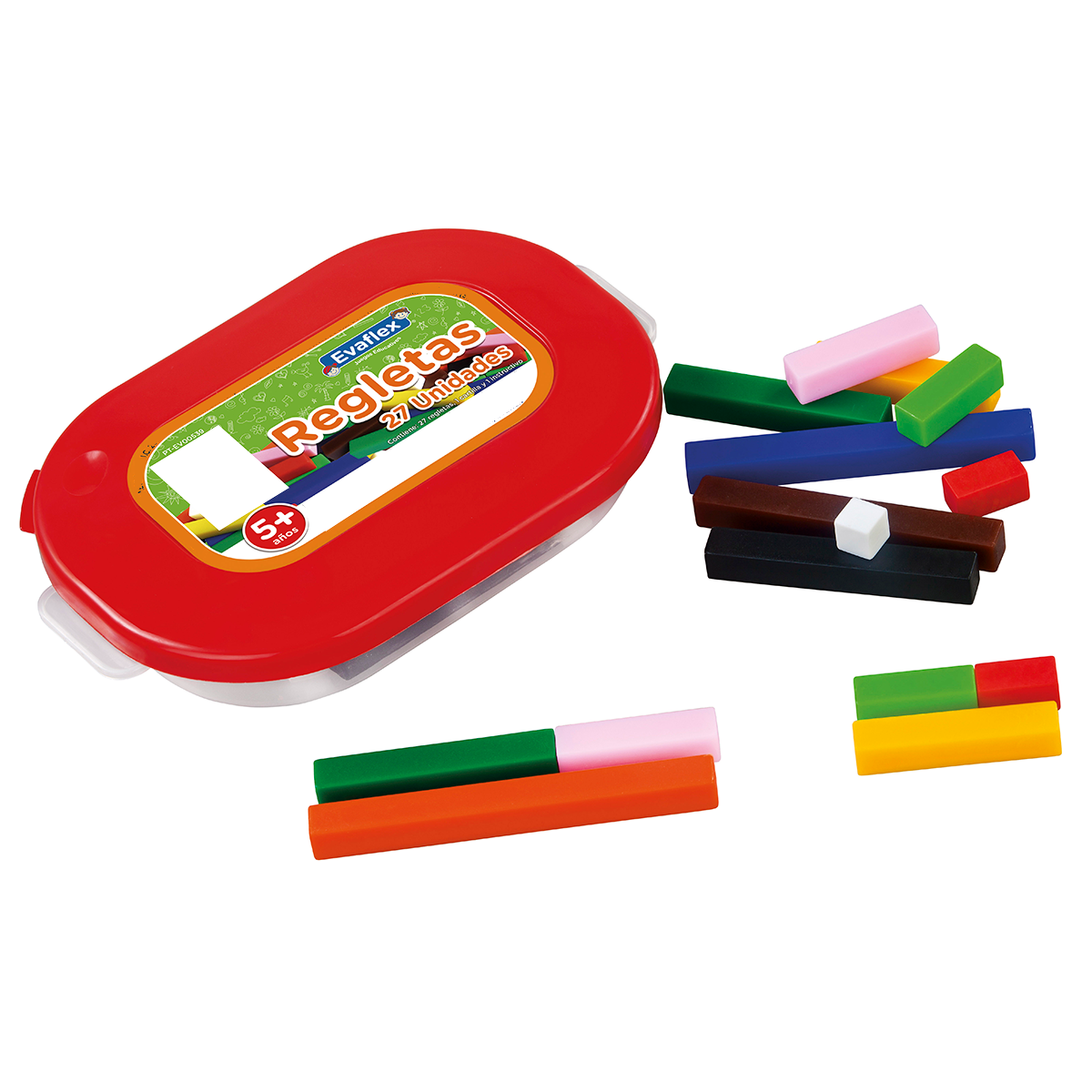 Evaflex Plastic Didactic Game Cuisenaire C/27 Strips