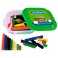 Evaflex Plastic Didactic Game Cuisenaire Strips C/74