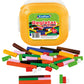 Evaflex Plastic Didactic Game Cuisenaire C/136 Strips