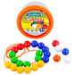 Juego Didactico Evaflex Plastico Cuentas C/36 Piezas