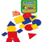 Evaflex Plastic Logic Blocks Didactic Game C/48 Pieces