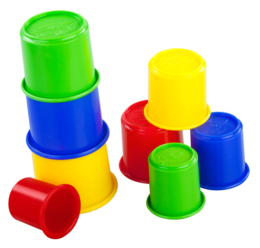 Evaflex Plastic Didactic Game Logical Cups C/8 Pieces