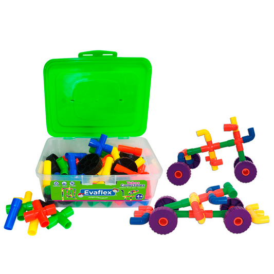 Evaflex Plastic Tubes Connectors Didactic Set C/79 Pieces