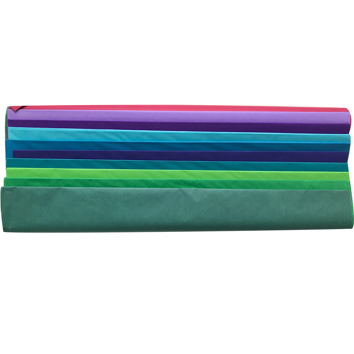 Papel China Belumosa 50x70cm Liso 100 Hojas Multicolor Pack2