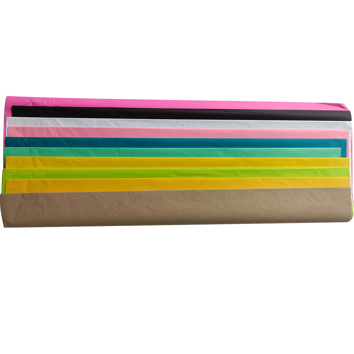 Papel China Belumosa 50x70cm Liso 100 Hojas Multicolor Pack5