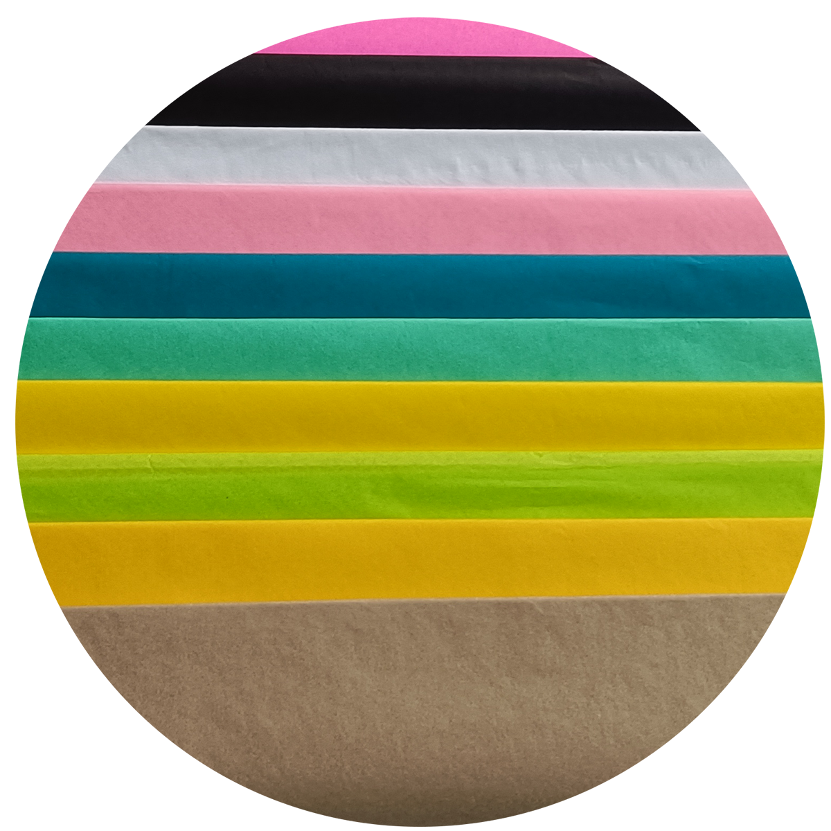 Papel China Belumosa 50x70cm Liso 100 Hojas Multicolor Pack5
