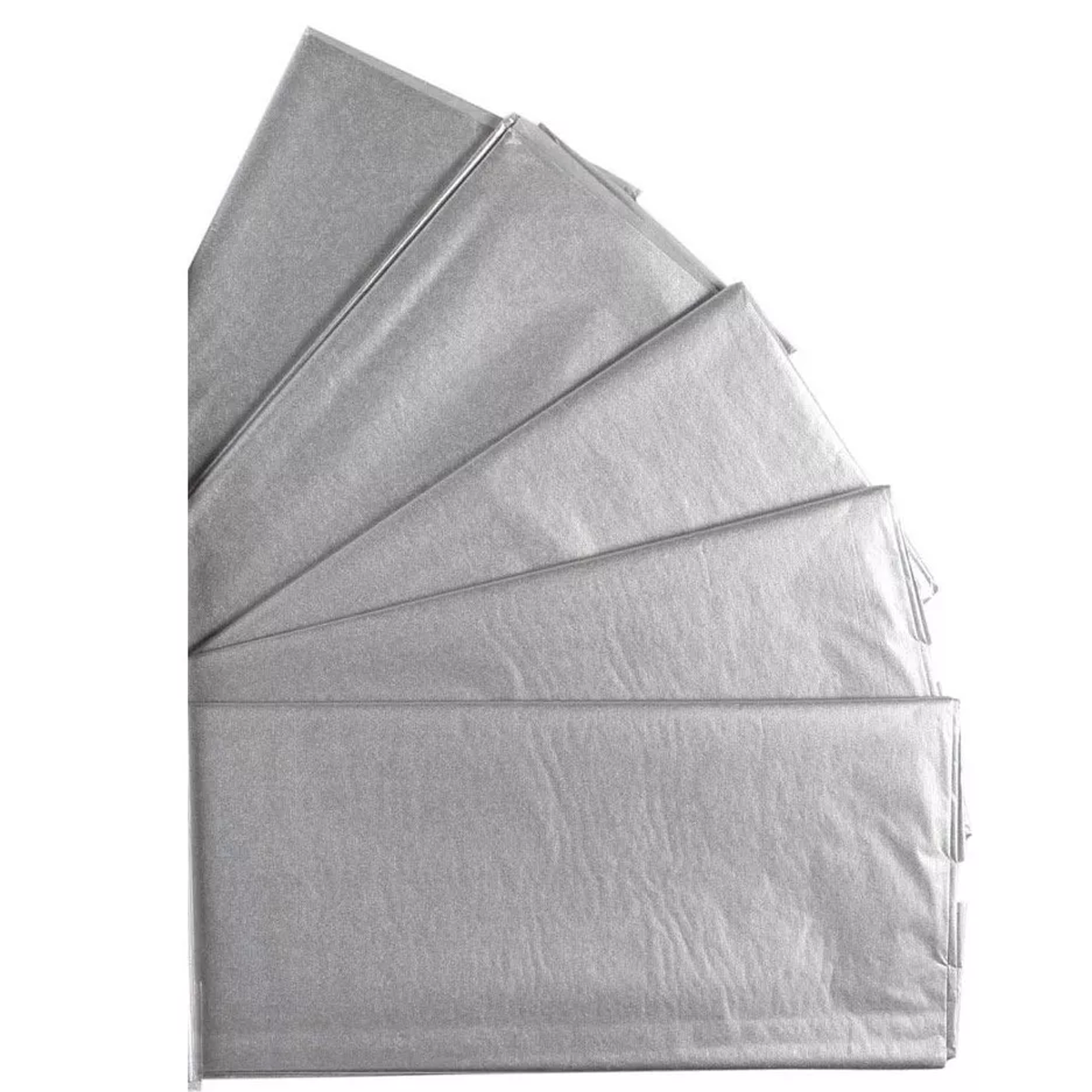 Papel China Pingüino Belumosa Bolsa C/100 Pliegos Plata Metalico 50*75cm