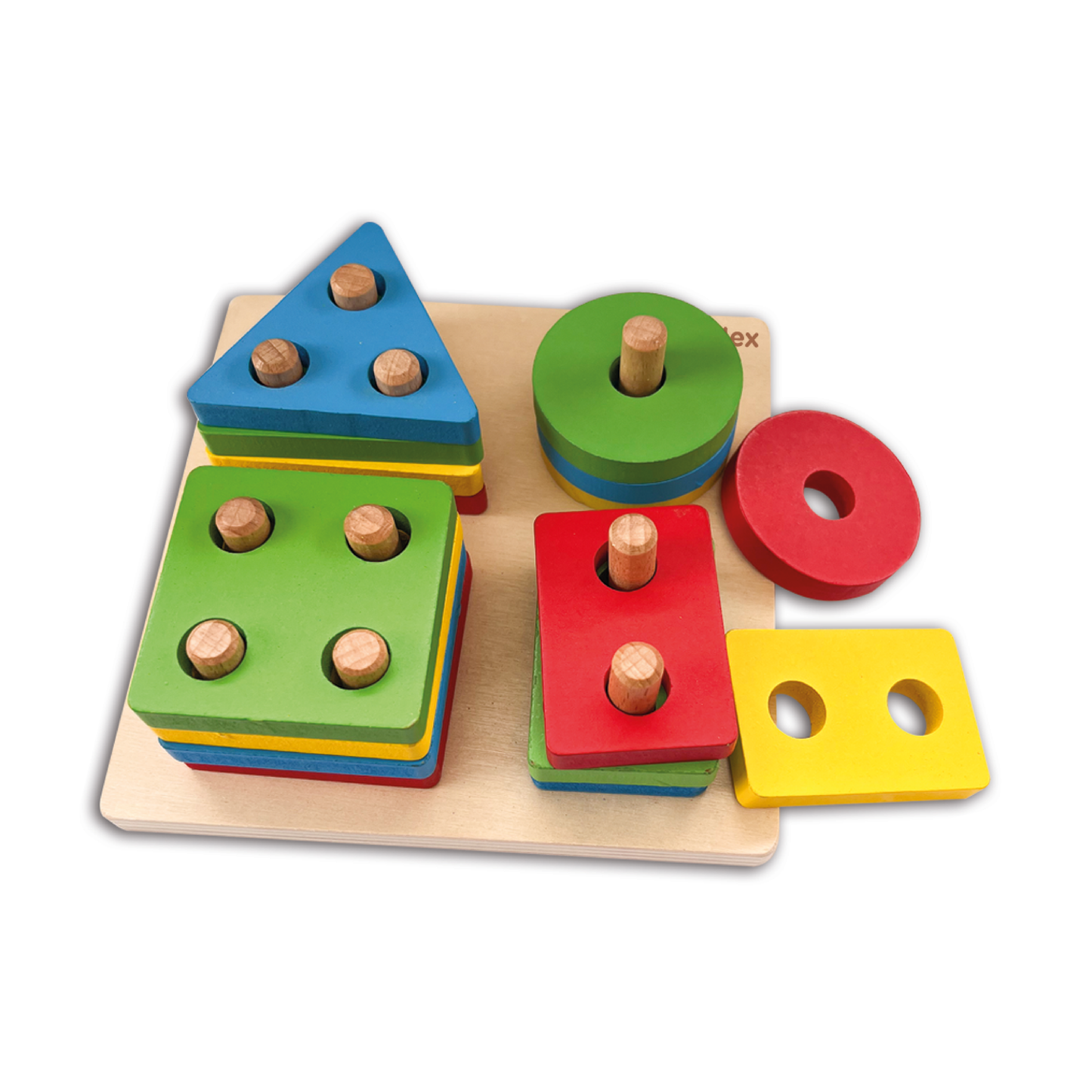 Plantado Clasico X4 Evaflex Madera Coordinacion Motriz