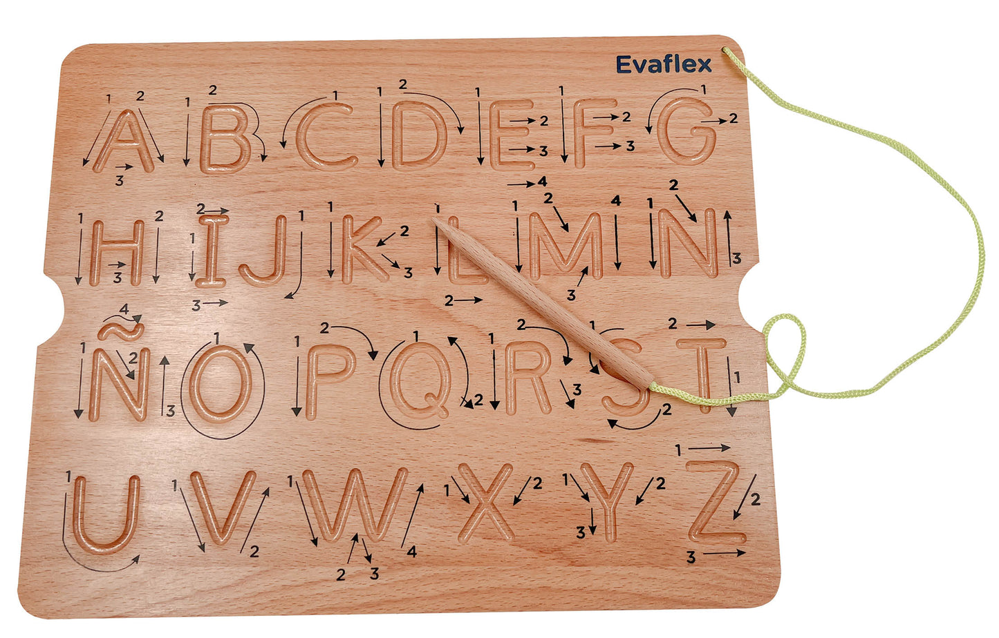 Tablero Preescritura Evaflex Coordinacion Motriz Madera