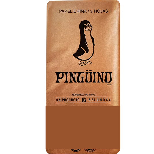 Papel China Pingüino Belumosa Bolsa C/100 Pliegos Cobre Metalico 50*75cm