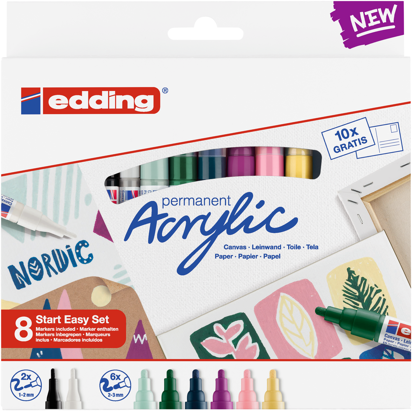 Plumones Acrylicos Edding