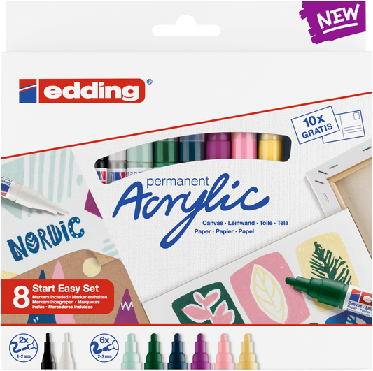 Plumones Acrylicos Edding