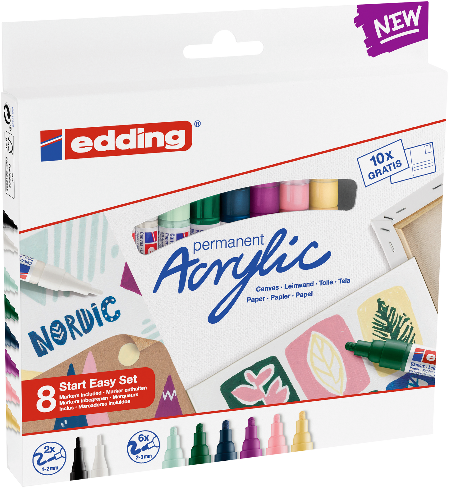 Plumones Acrylicos Edding