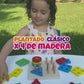 Plantado Clasico X4 Evaflex Madera Coordinacion Motriz