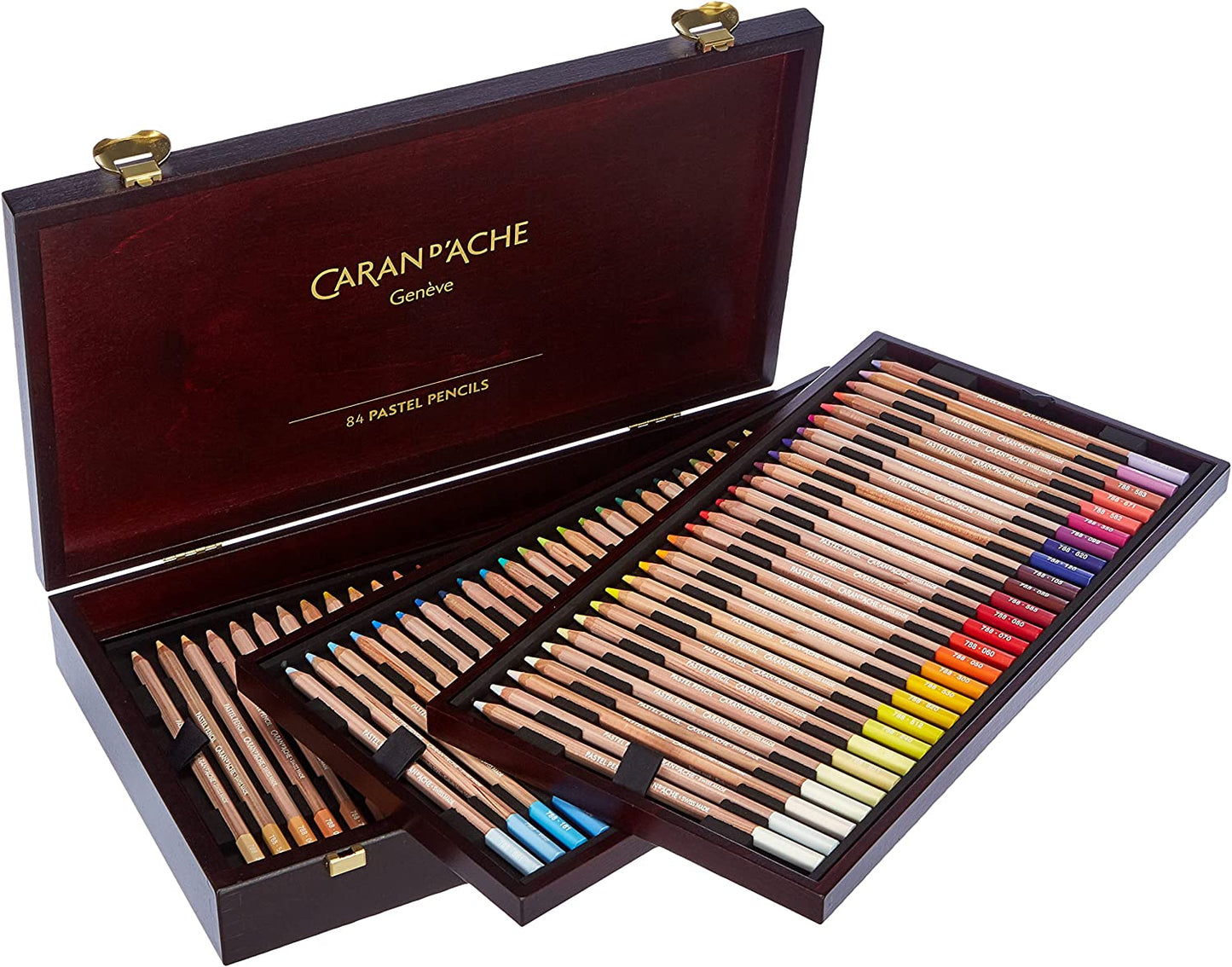 Caran D'ache Luminance Color Pencils Wooden Box C/84 Pieces