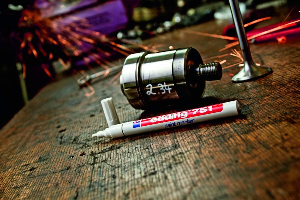 Marcador Edding 751 Tinta Opaca P.conica 1-2mm Caja C/10